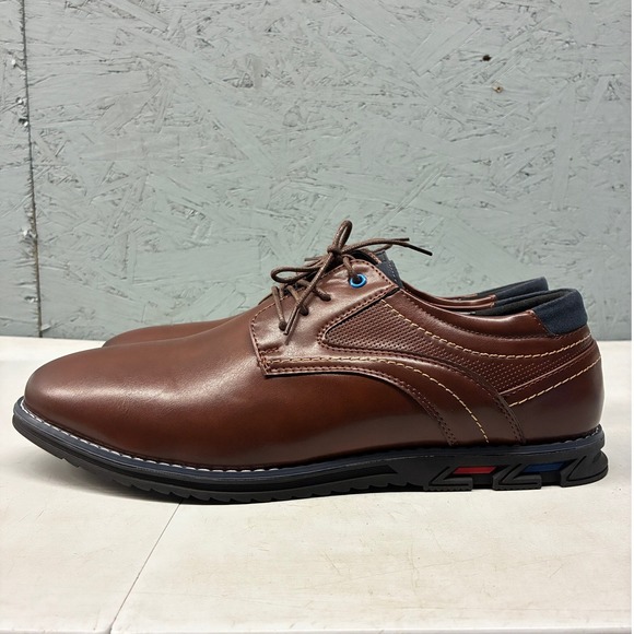 Gatsby Leather Oxford Dress Shoes Men\'s US 15 Brown Lace Up Formal NWOT main image 5